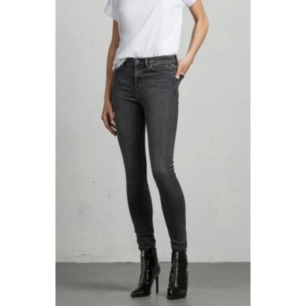 ALLSAINTS Grace Skinny Jeans Mid Rise (Size W28)